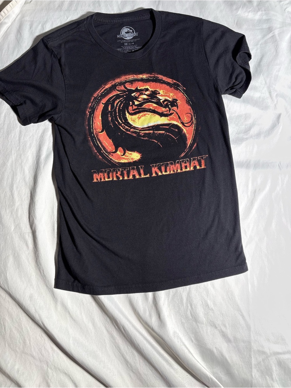 Mortal Kombat Men's Short-Sleeve Graphic Tee - Black